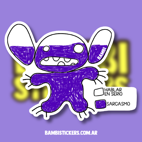Producto - Stitch sarcástico