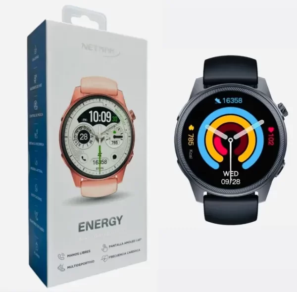 Producto - Reloj INTELIGENTE SMARTWATCH NETMAK ENERGY BT5.3 llamada manos libres - 2