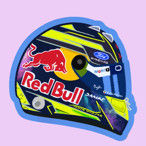 Producto - Imanes en Vinilo - F1 - Casco de Isack Hadjar