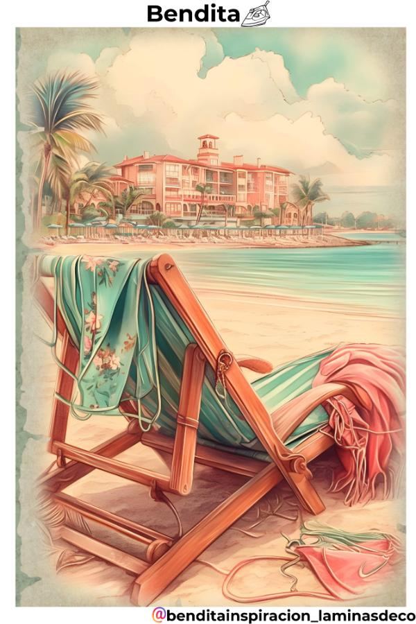 Producto - Bendita Plancha Veranpo 010 Silla en la orilla