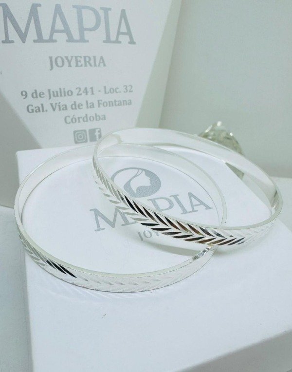 Producto - ESCLAVA ESPIGA PLATA LAMINADA