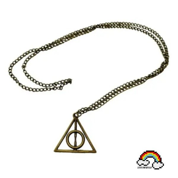 Producto - COLLAR RELIQUIAS DE LA MUERTE BRONCE