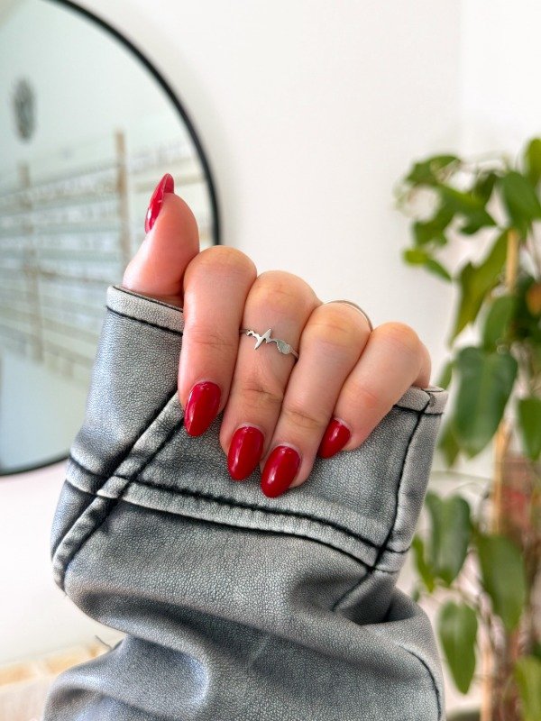 Producto - Anillo acero quirúrgico mini corazón electro