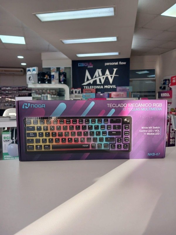 Producto - Teclado Mecanico RGB Pudding Cups 60 Noga NKB-67