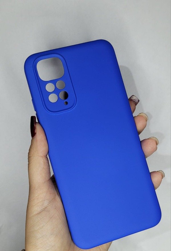 Producto - Xiaomi note 11 silicona case azul eléctrico