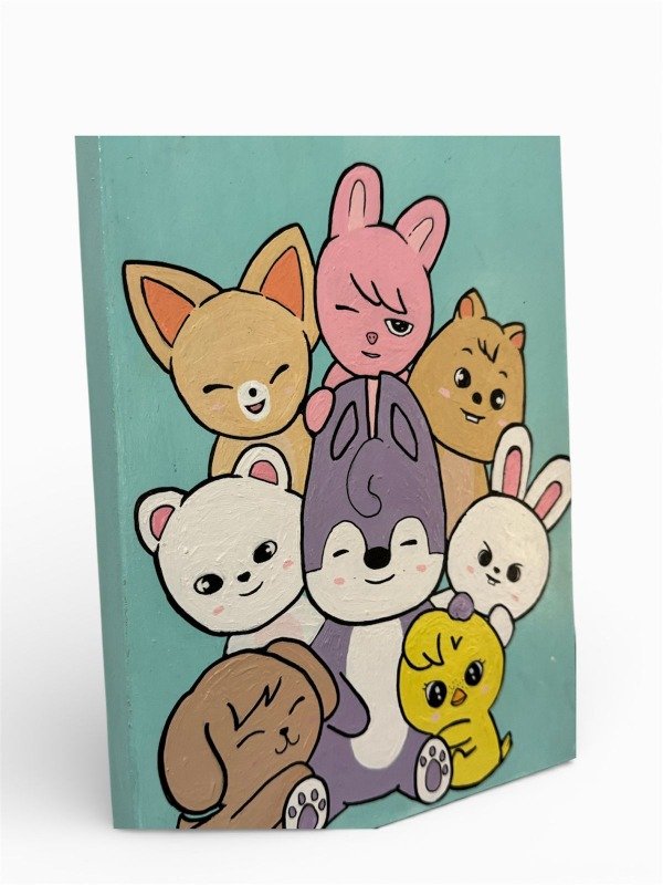 Producto - Cuadro pintado a mano Stray Kids - 1