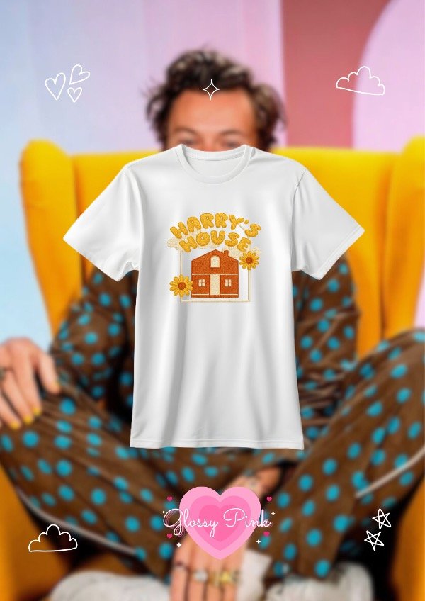 Producto - Remera Harrys House Efecto Bordado - DTF