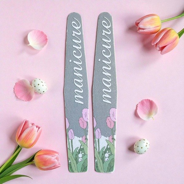 Producto - Lima para Uñas x 2 PCS - Mixueer - Manicure - Gris