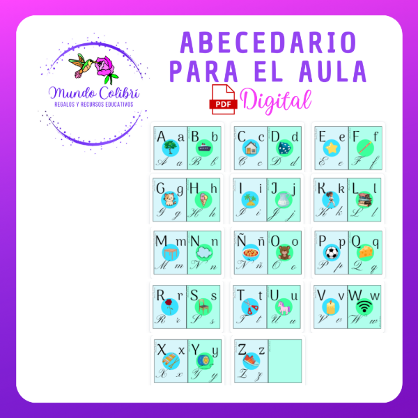 Producto - Abecedario para el aula (Archivo Digital)