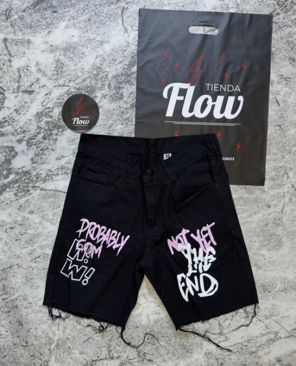 Producto - Bermuda Jean Not Yet Negra