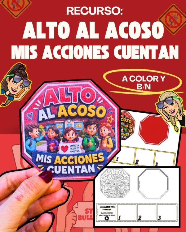 Producto - RECURSO. ALTO AL ACOSO. MIS ACCIONES CUENTAN