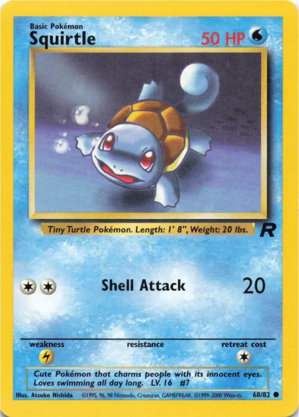 Producto - Squirtle (68/82) [Team Rocket Unlimited]