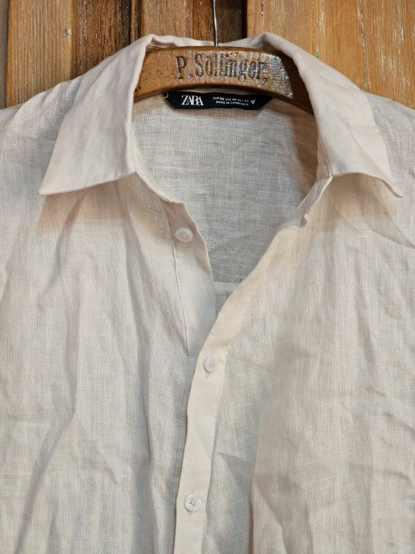 Producto - Camisa Zara Irregular t.xs