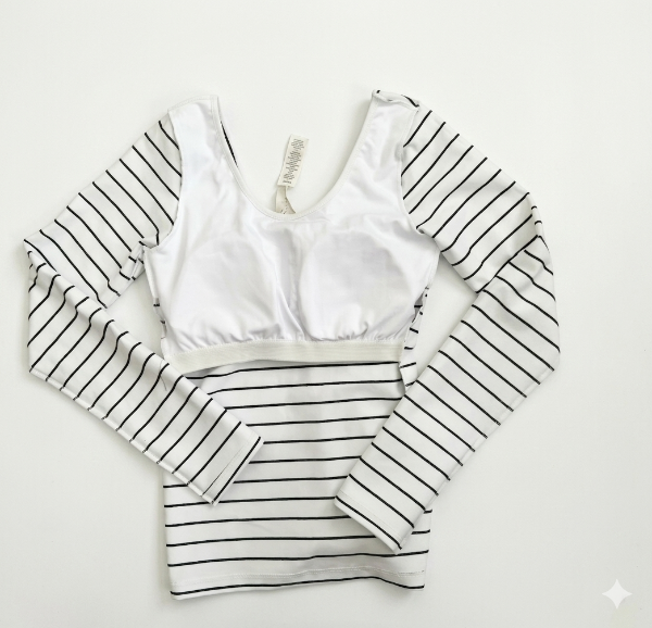 Producto - Remera M. Larga Push Up Rayada talle 1 - 2