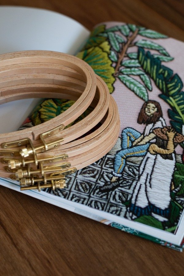 Producto - Bastidor Ovalado de madera Chico (15x10)