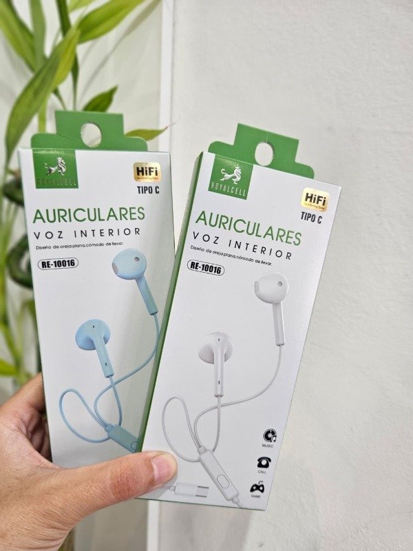 Producto - Auriculares con cable tipo c Royalcell