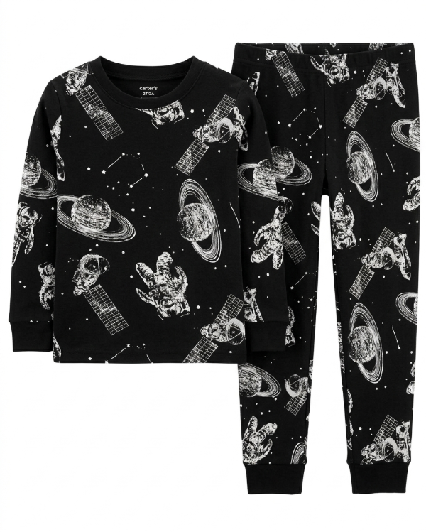 Producto - Pijama Invierno Nene Fondo Negro Espacio