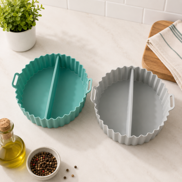 Producto - MOLDE DE SILICONA C/ DIVISION PREMIUM PARA FREIDORA DE AIRE 20X5CM