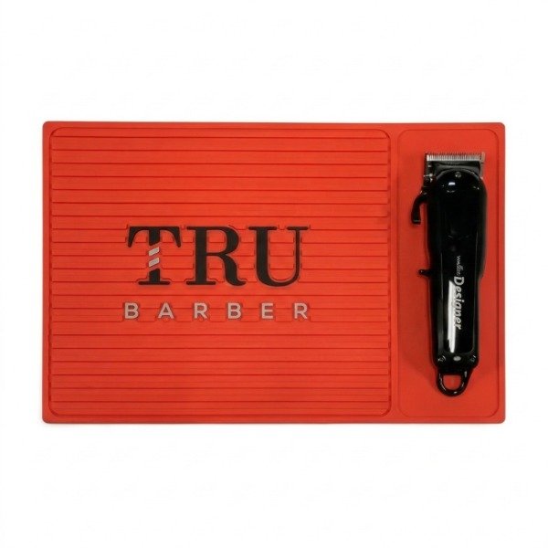 Producto - Alfombra Profesional Tru Barber Grande Rojo
