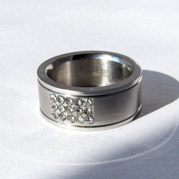 Producto - Anillo Sin fin liso con cubics