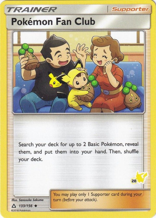 Producto - Pokemon Fan Club - 133/156 #28 Pikachu Stamped Battle Academy Ultra Prism