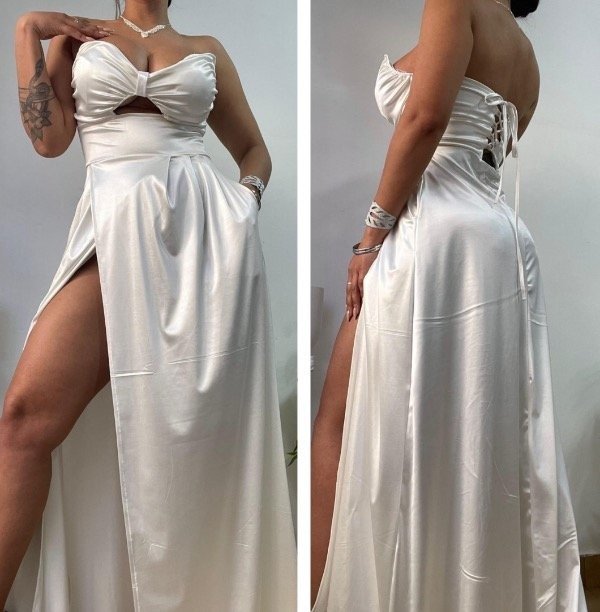 Producto - Línea Joha !! Vestido Ransey satén