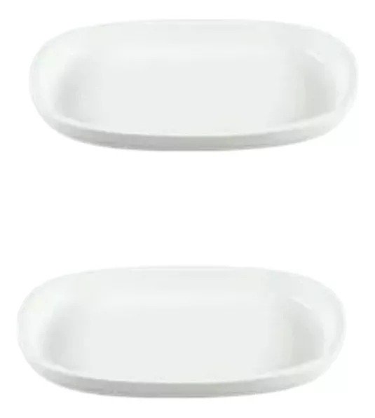 Producto - Fuente Oval 23 Cm Rak Porcelain Premium Linea Plain