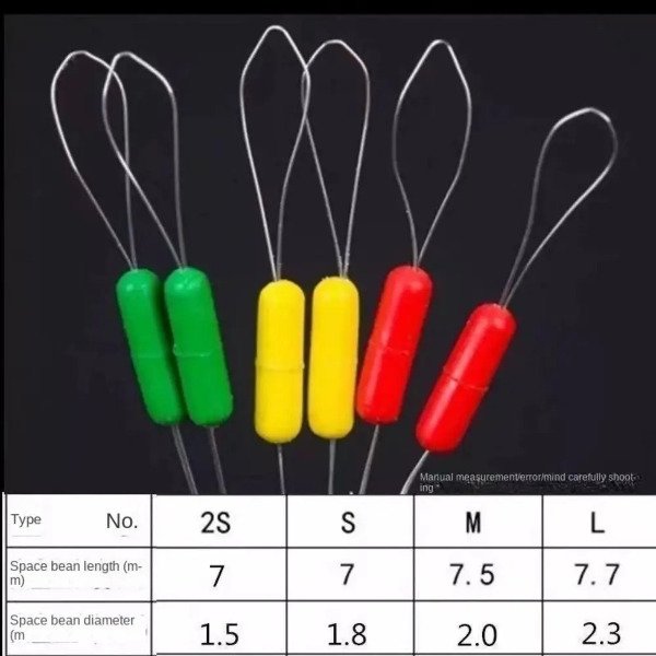 Producto - Nudo Corredizo Tipo Cilindro de 3 Colores 5 Pack de 6 nudos - 3