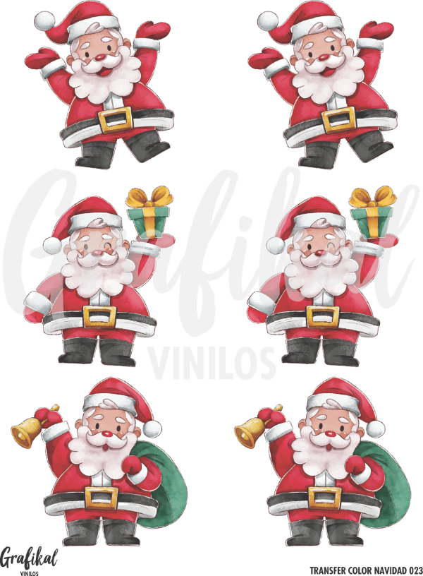 Producto - Transfer Color Navidad 023