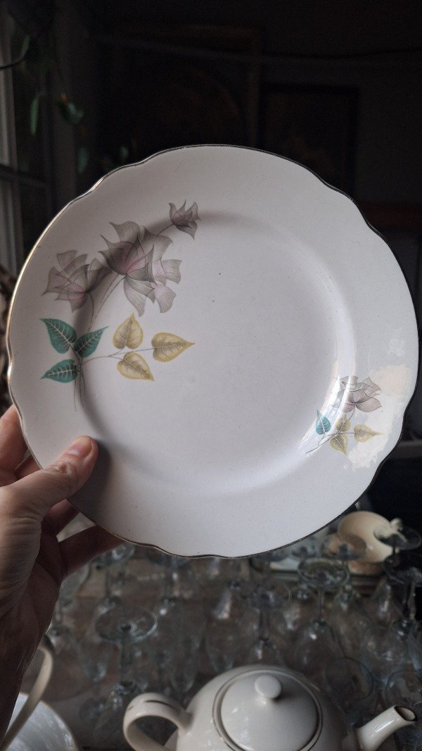 Producto - Platos playos Sajonia flores - 0