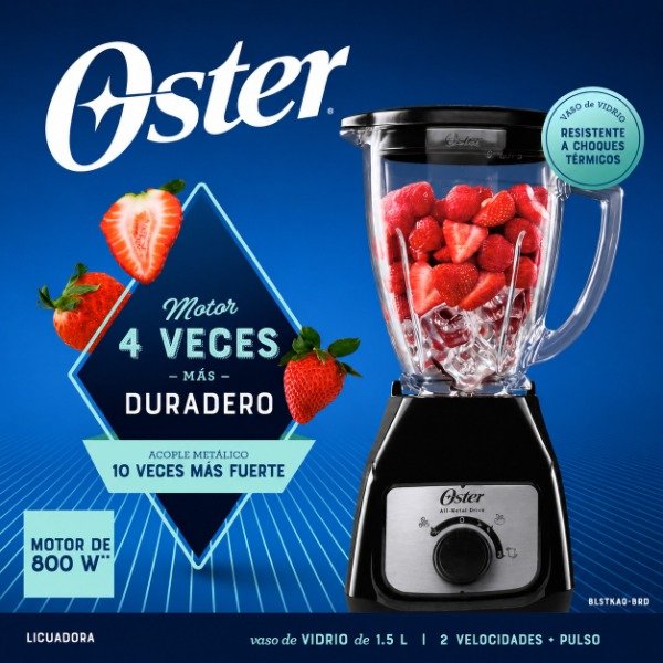 Producto - LICUADORA OSTER 800W POTENCIA RESISTENCIA Y CALIDAD PARA TU COCINA