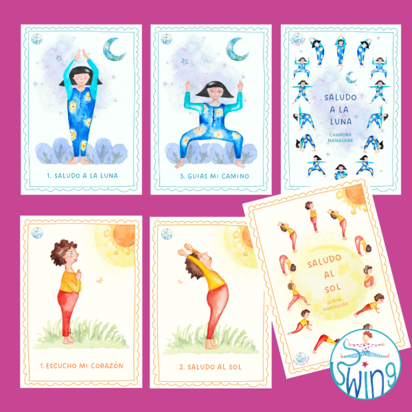 Producto - Saludo al Sol y Saludo a la Luna Cartas