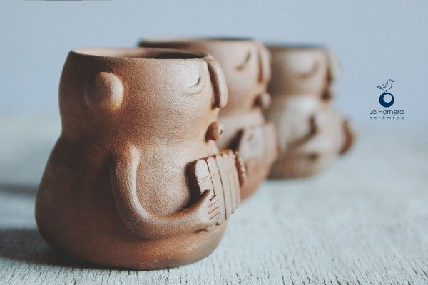 Producto - Escultura / Maceta "Siku" - Horneado a Leña (Pieza de Autor) - 3