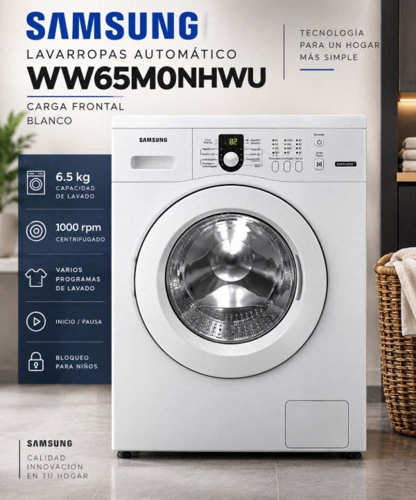 Producto - LAVARROPAS SAMSUNG 6.5KG 1000RPM