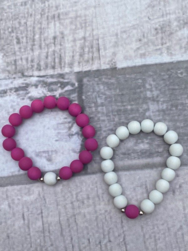 Producto - Pulseras duo rosas