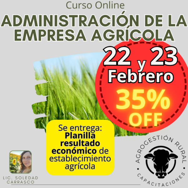 Producto - Curso Online Administración de la empresa agrícola