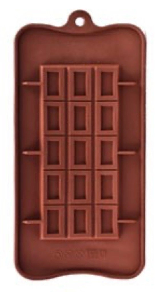 Producto - MOLDE SILICONA TABLETA RECTÁNGULO CON HUECO