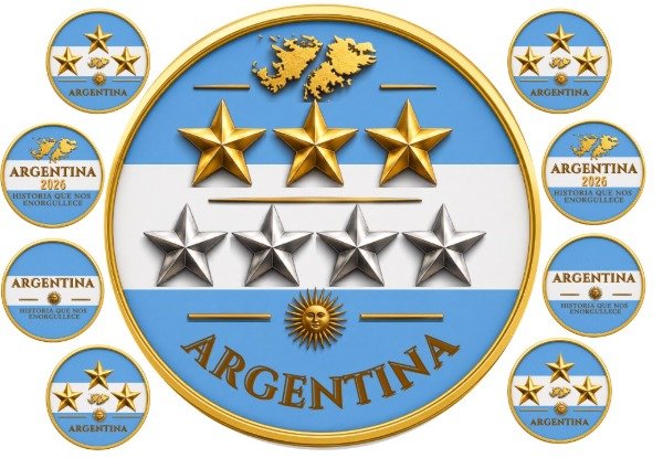 Producto - LAMINA COMESTIBLE ARGENTINA 133 REDONDA