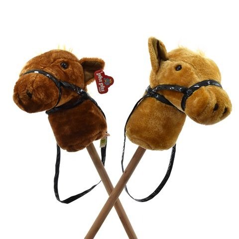 Producto - CABALLO CON PALO Y SONIDO 92CM X UNIDAD COLORES SURTIDOS PHI PHI TOYS