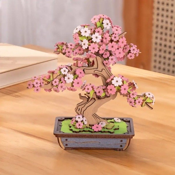 Producto - Robotime Rolife Bonsái Sakura (Sakura Bonsai) TG415 - 0