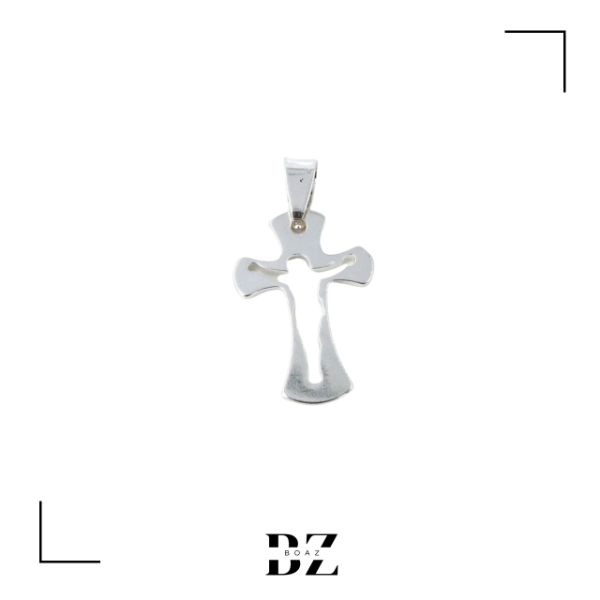 Producto - DIJES DE ACERO BLANCO CRUCES  X PCS VARIOS MODELOS - 1316-12