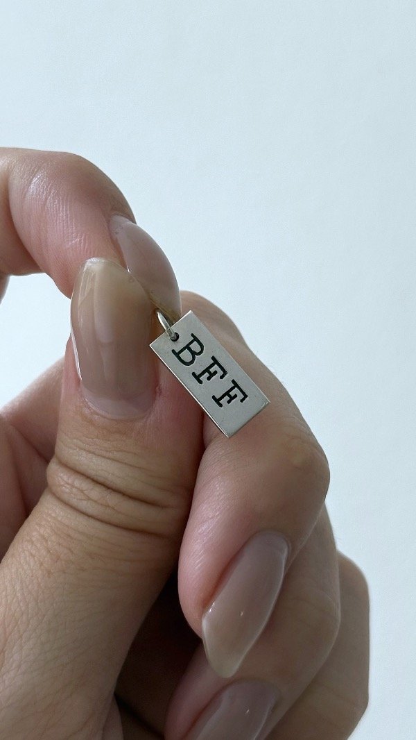 Producto - SALE! Dije BFF chapita Plata 925