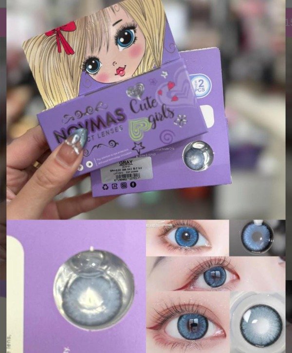 Producto - Lentes de contacto GREY color natural HALLOWEEN