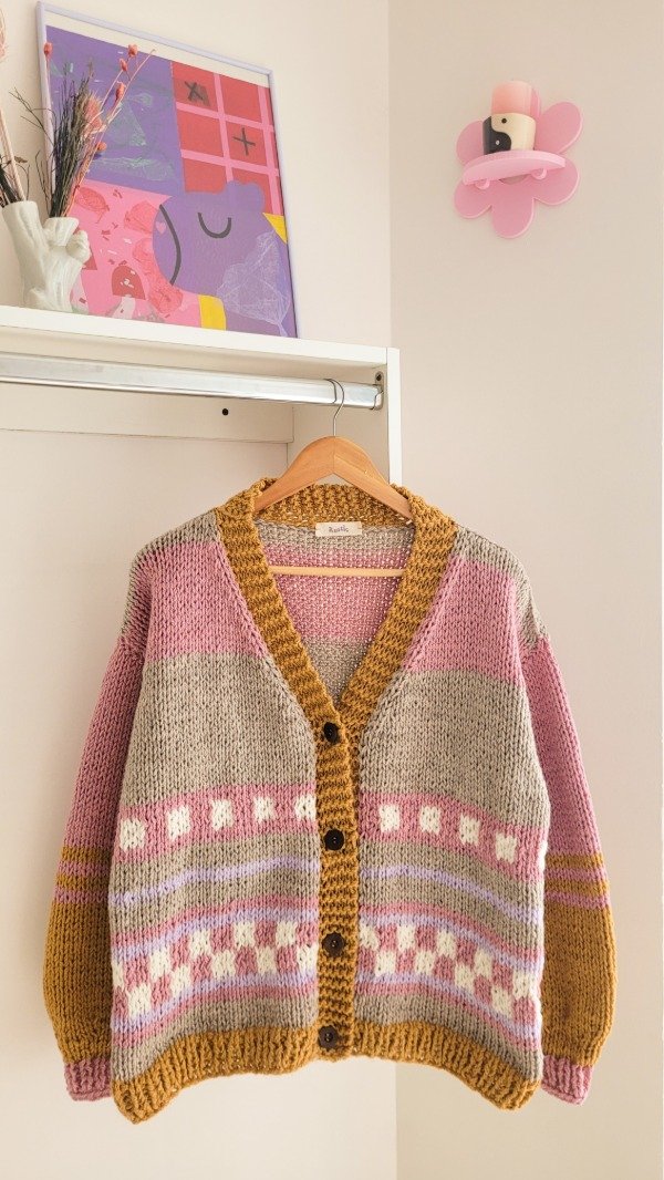 Producto - Cardi Random Damero