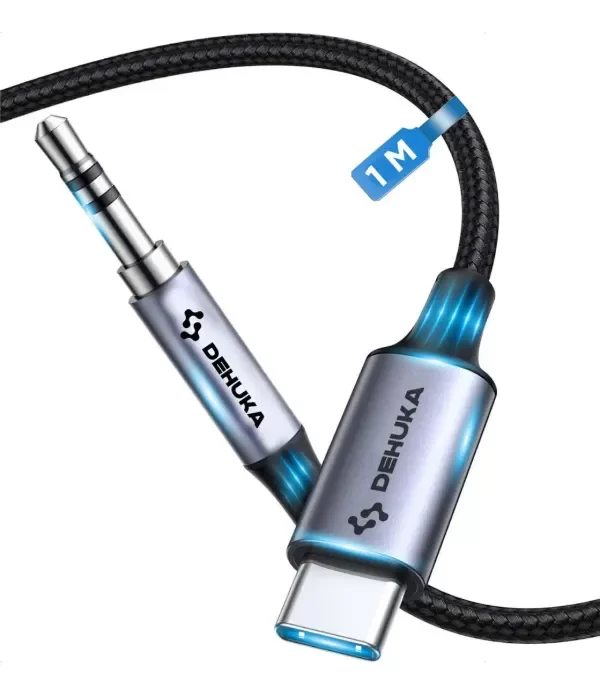 Producto - Cable Audio Auxiliar Usb Tipo C 3.5mm Dehuka