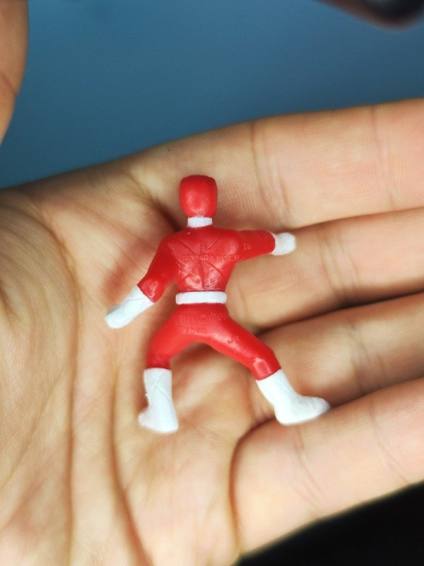Producto - Red Ranger Mini Figura x1 - Tombola 4 cm España - 5