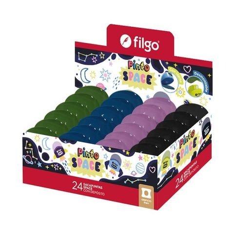 Producto - SACAPUNTAS CON DEPOSITO SPACE CAJA X24 UNIDADES FILGO