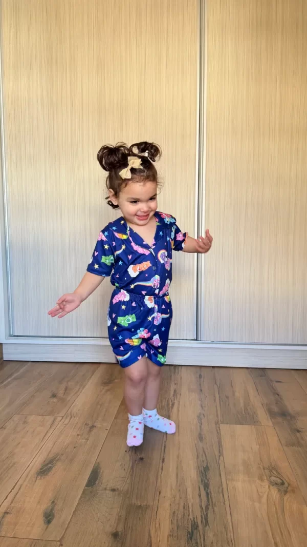 Producto - Camisero Ositos Cariñositos azul manga corta niños - 1
