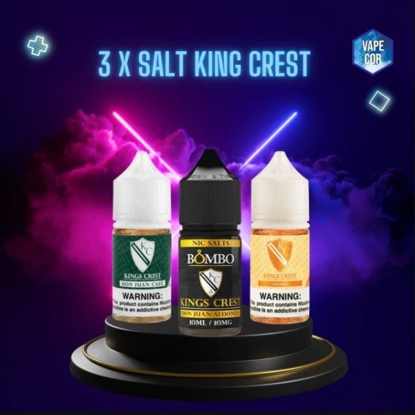 Producto - Promo 3 Nic Salt King Crest 30Ml