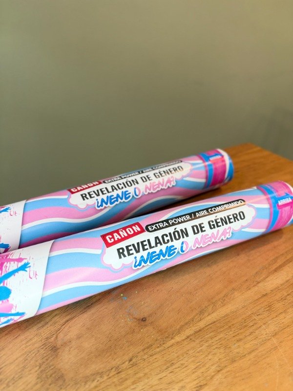 Producto - Cañón lanza papelitos revelación de género - 0